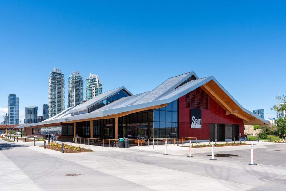 Exterior shot of the SAM Centre Building