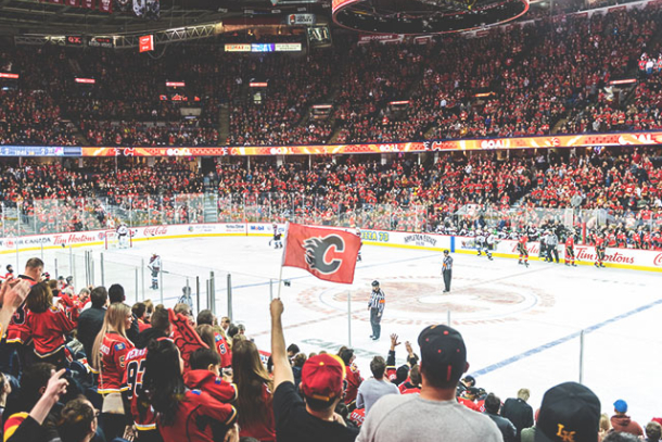 The C of Red at Scotiabank Saddledome